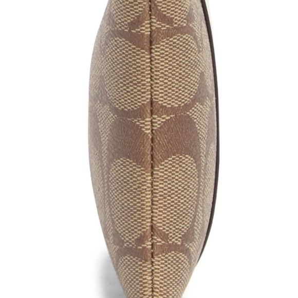 Brand New Coach Leather Strap Monogram Wristlet. Still wrapped! Gorgeous! NWOT. - Picture 5 of 7